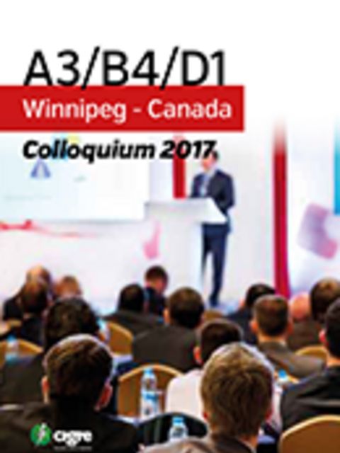 SC A3, B4 & D1 Colloquium - Winnipeg 2017