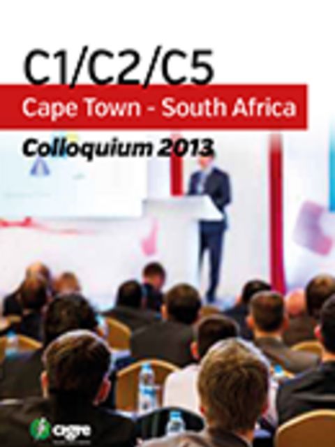 SC C1, C2 & C5 Colloquium - Cape Town 2013