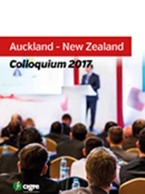 SC B5 Colloquium - Auckland 2017