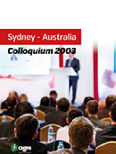 [COLL_SYD_2003] SC B5 Colloquium - Sydney 2003